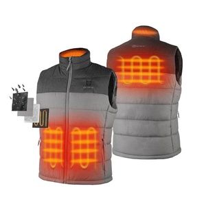Ororo Men's Classic Heated Vest - Flecking Gray - Size Large